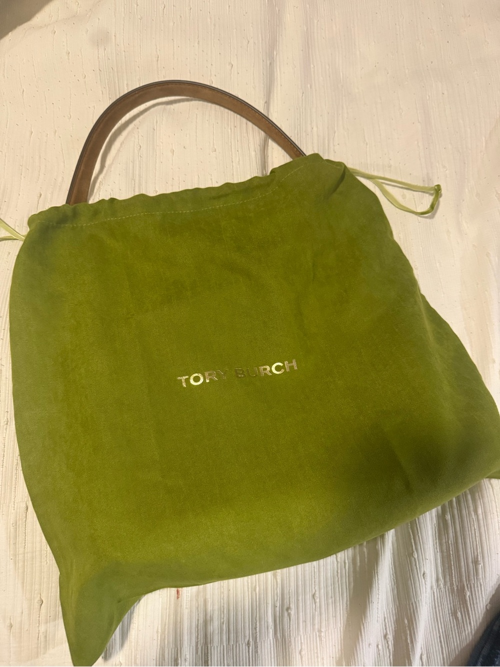 Tory Burch Charlie Suede Shoulder Bag - Picture 9 of 9